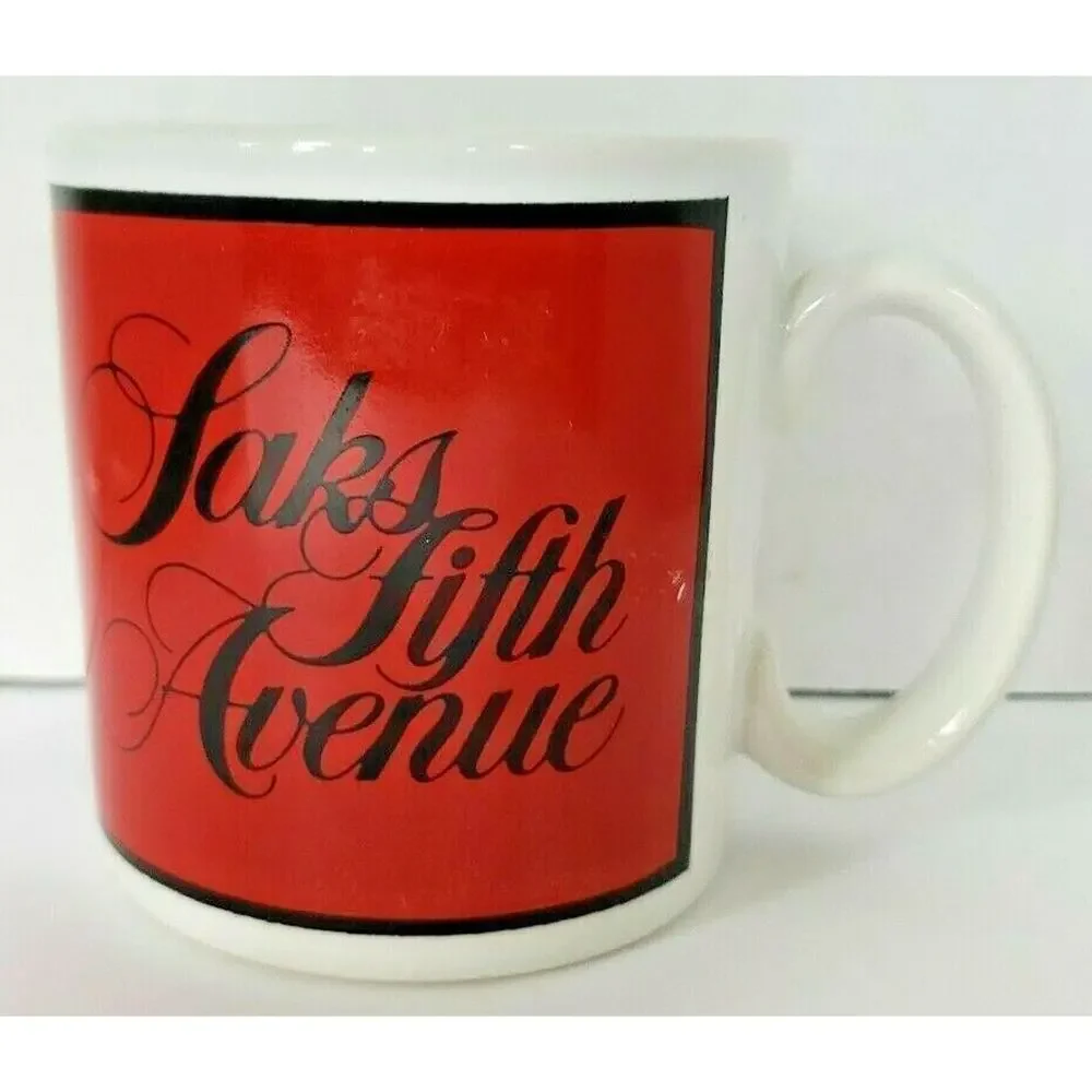 Saks Fifth Ave Coffee J. Bucke Coffee Mug‎ Made in England MS